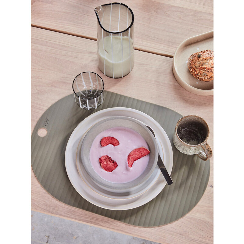 OYOY LIVING-collectie Yuka Dinerbord  Set van 2