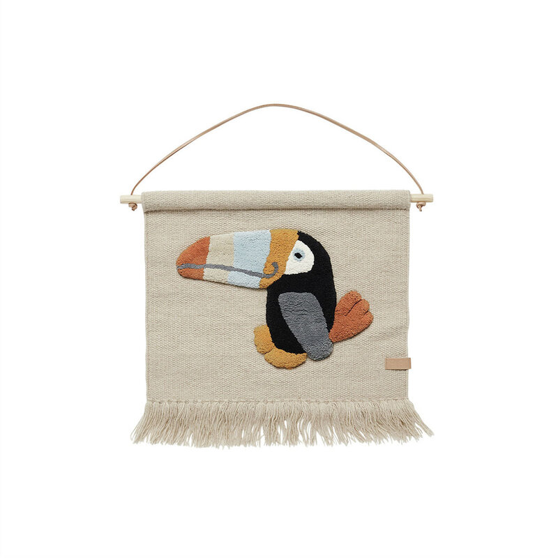 OYOY MINI Toucan Wall Hanging  Clay