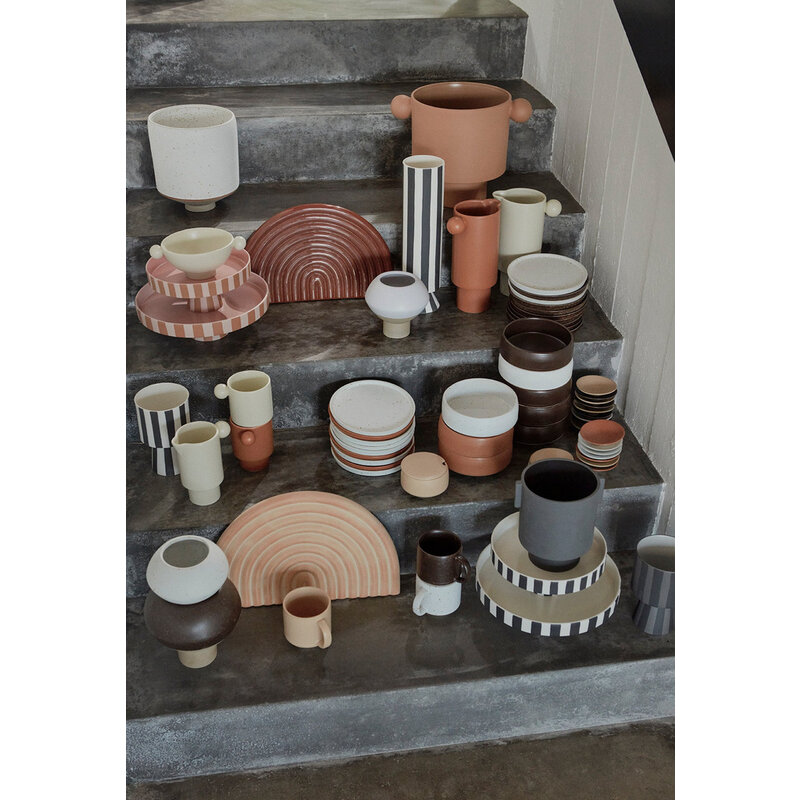 OYOY LIVING Toppu Pot - Small - Grijs / Antraciet