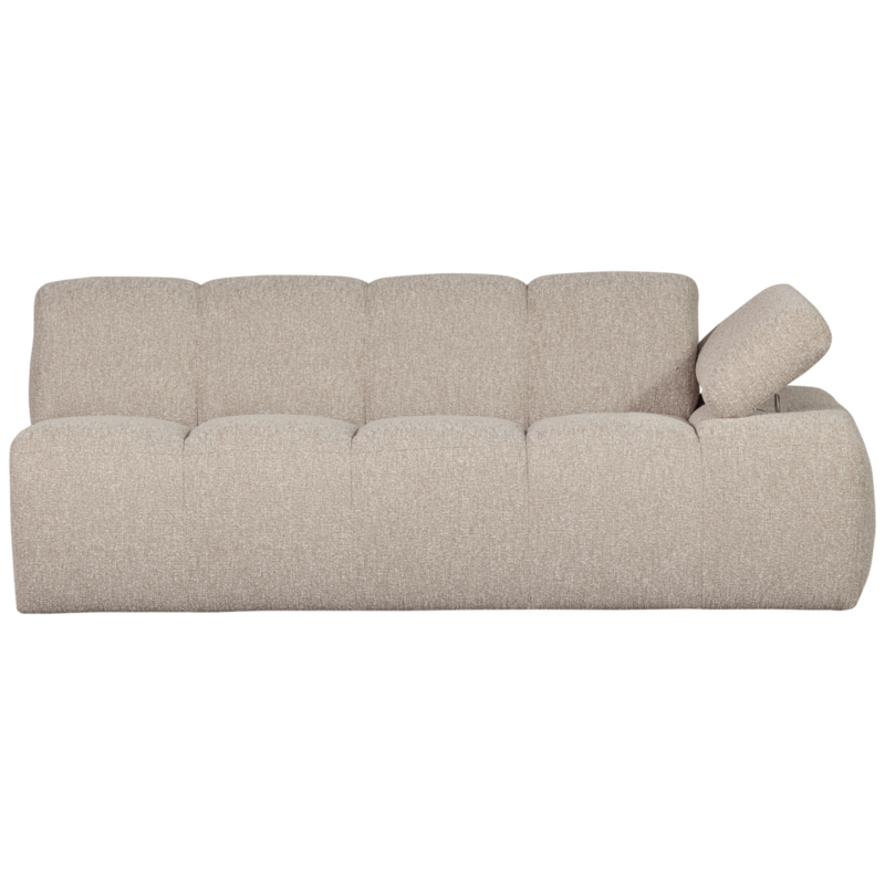 WOOOD-collectie Mojo 2-Zits Met Arm Rechts Boucle Beige Melange