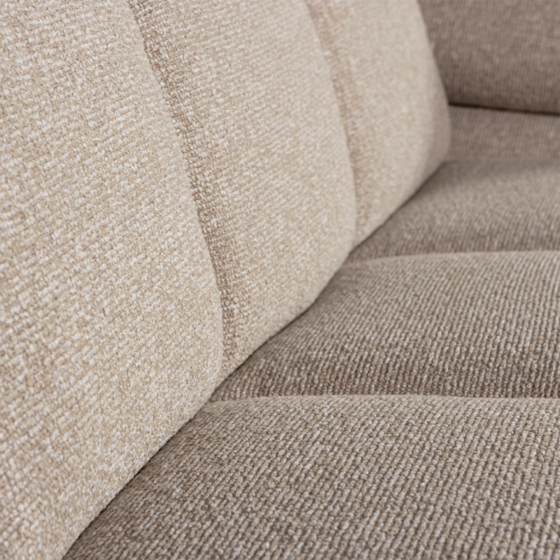 WOOOD-collectie Mojo 2-Zits Met Arm Rechts Boucle Beige Melange