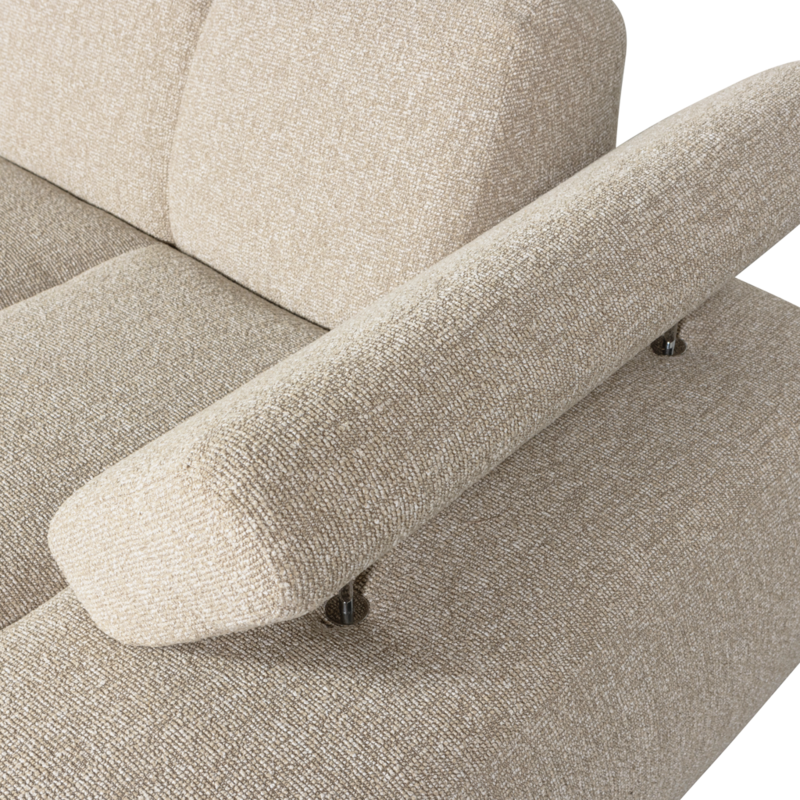 WOOOD-collectie Mojo Chaise Longue Element Rechts Boucle Beige Melange