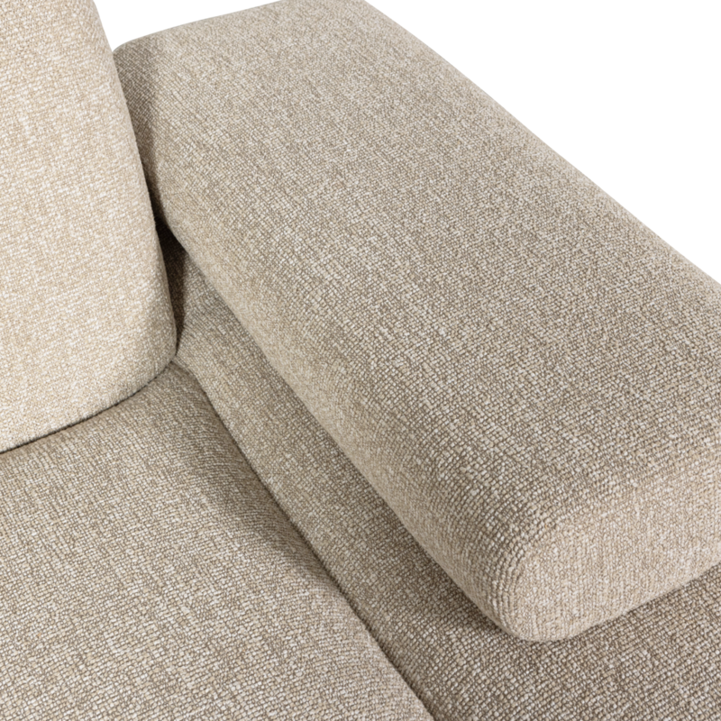 WOOOD-collectie Mojo Chaise Longue Element Rechts Boucle Beige Melange