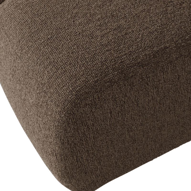 WOOOD-collectie Mojo 1-Zits Boucle Bruin Melange