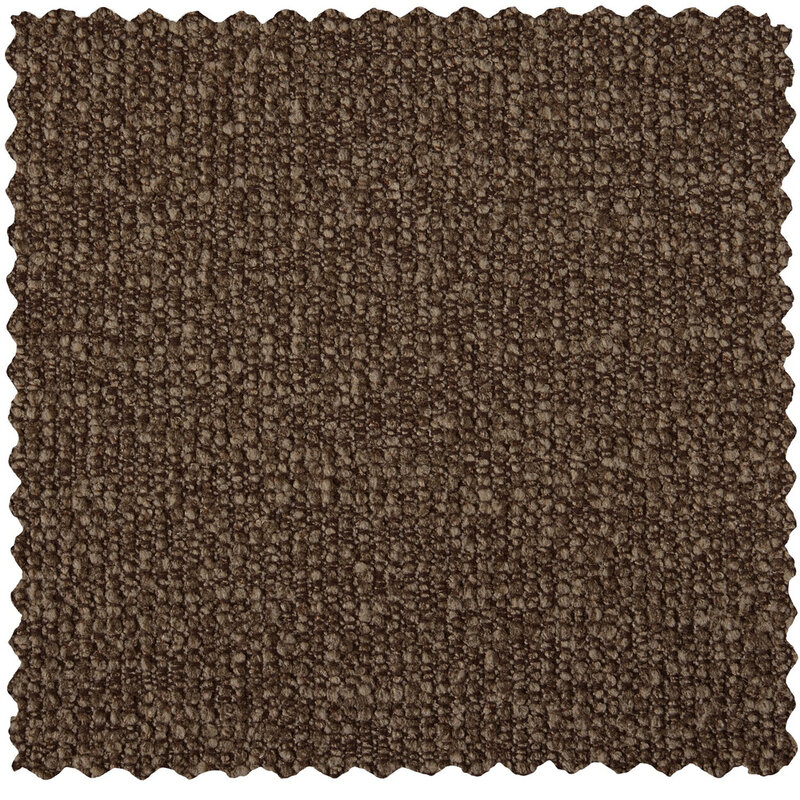 WOOOD-collectie Mojo Poef 45X80X60Cm Boucle Bruin Melange