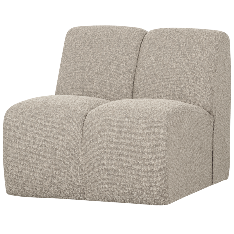 WOOOD-collectie Mojo 1-Zits Boucle Beige Melange
