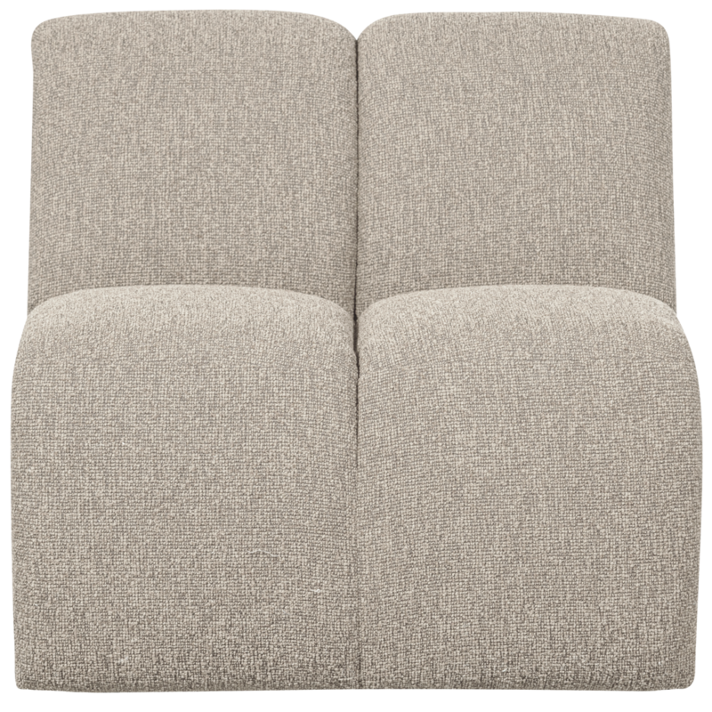 WOOOD-collectie Mojo 1-Zits Boucle Beige Melange