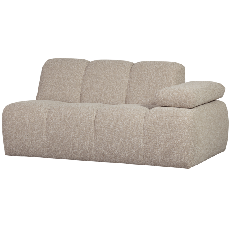 WOOOD-collectie Mojo 1,5-Zits Met Arm Rechts Boucle Beige Melange