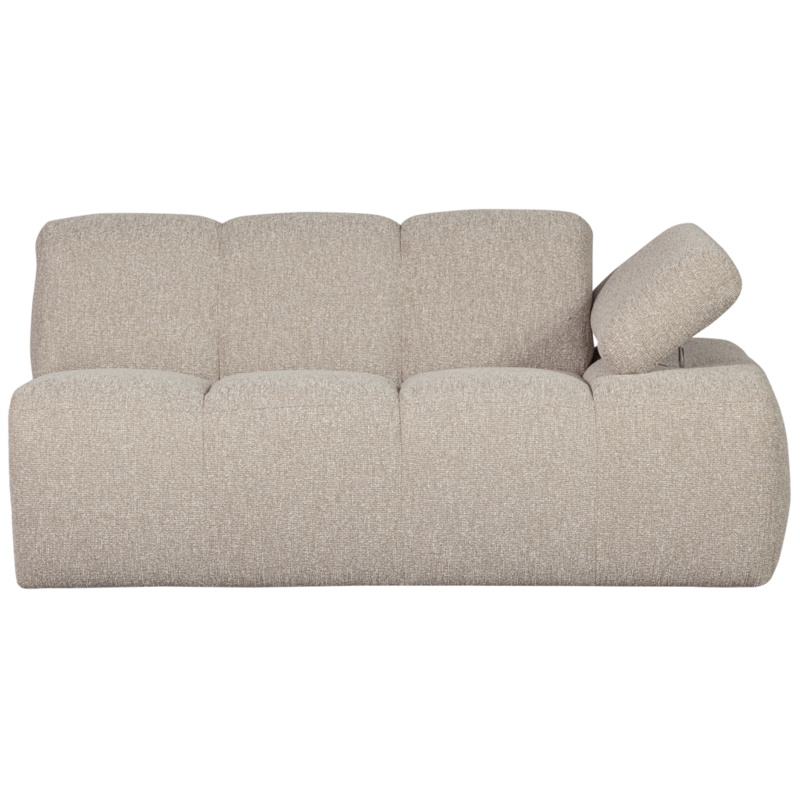 WOOOD-collectie Mojo 1,5-Zits Met Arm Rechts Boucle Beige Melange