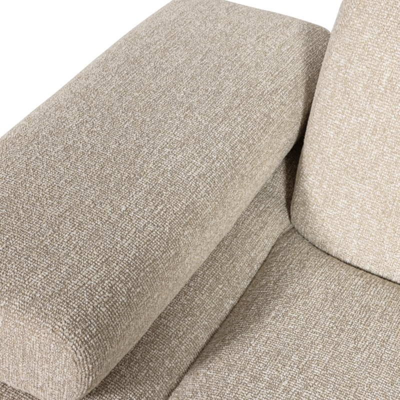 WOOOD-collectie MOJO 1-ZITS MET ARM LINKS BOUCLE BEIGE MELANGE