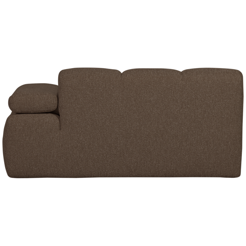 WOOOD-collectie Mojo 1,5-Zits Met Arm Rechts Boucle Bruin Melange