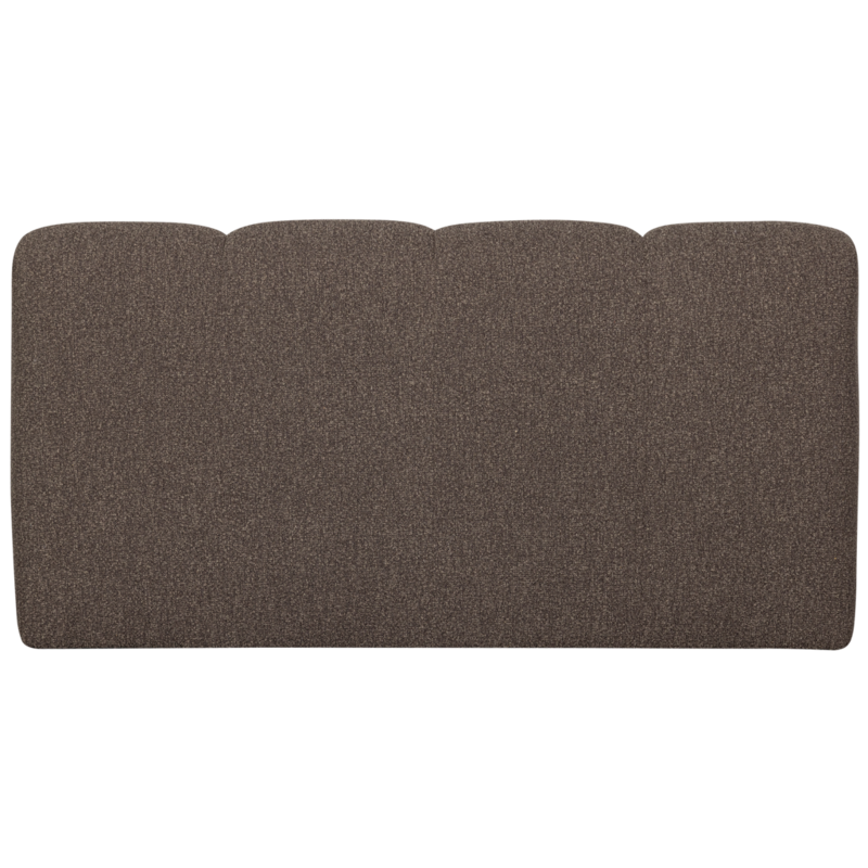 WOOOD-collectie Mojo Eetbankje 164Cm Met Rugleuning Boucle Bruin Melange