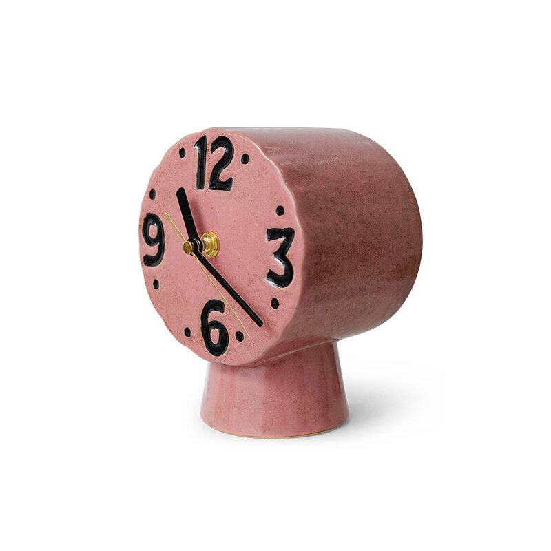HKLIVING-collectie Retro ceramic clock pink