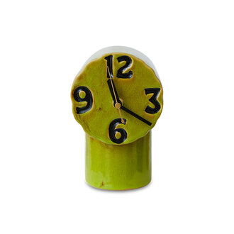 HKLIVING Retro ceramic clock olive