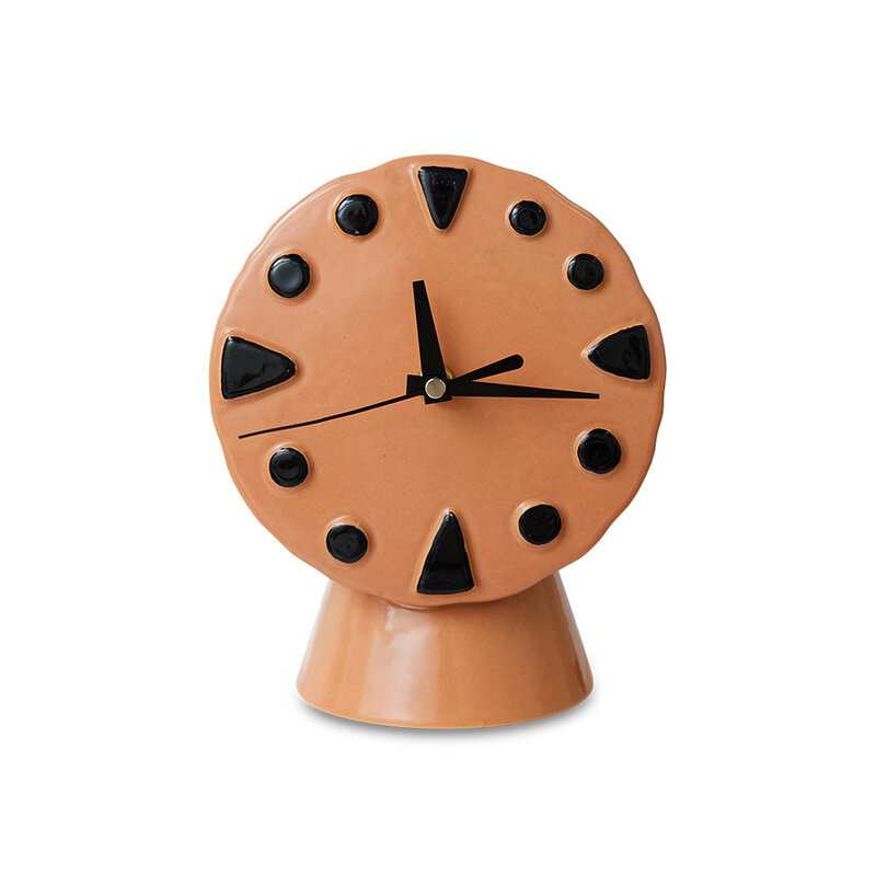 HKLIVING-collectie Retro ceramic clock peach