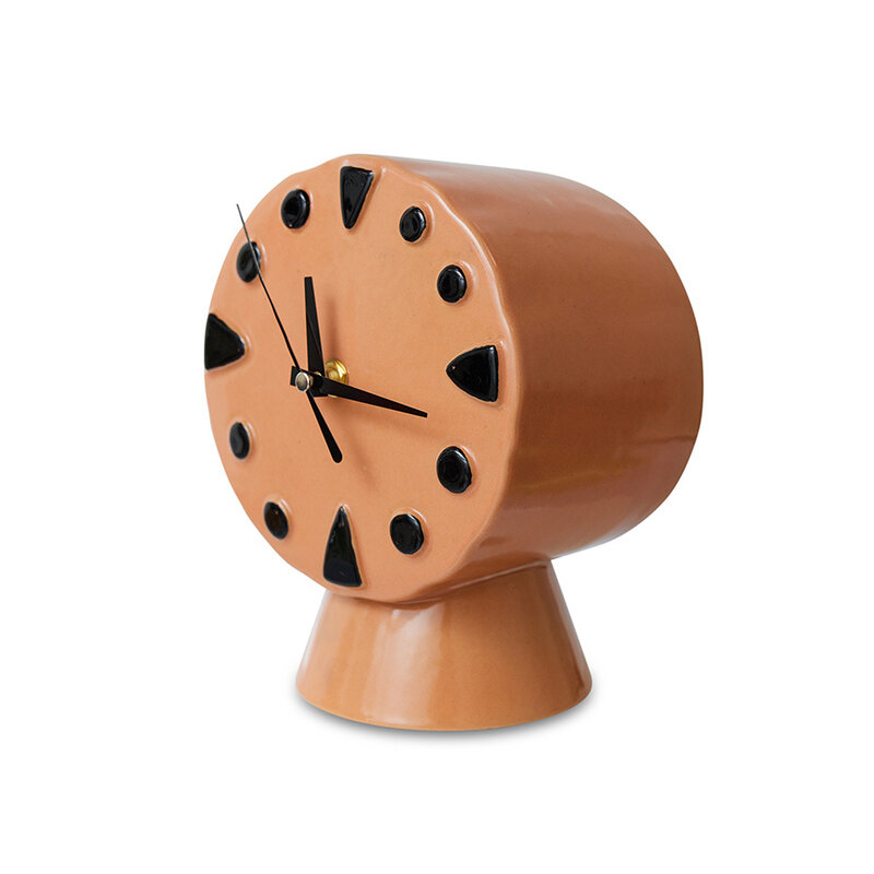 HKLIVING-collectie Retro ceramic clock peach