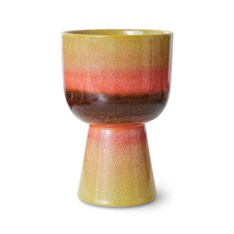 HKLIVING Retro flower pot lime green