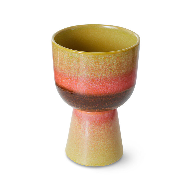HKLIVING-collectie Retro flower pot lime green