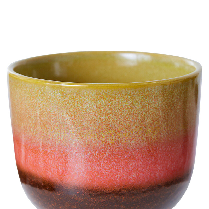 HKLIVING-collectie Retro flower pot lime green