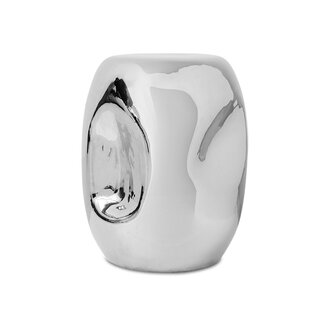 HKLIVING Currents chrome side table