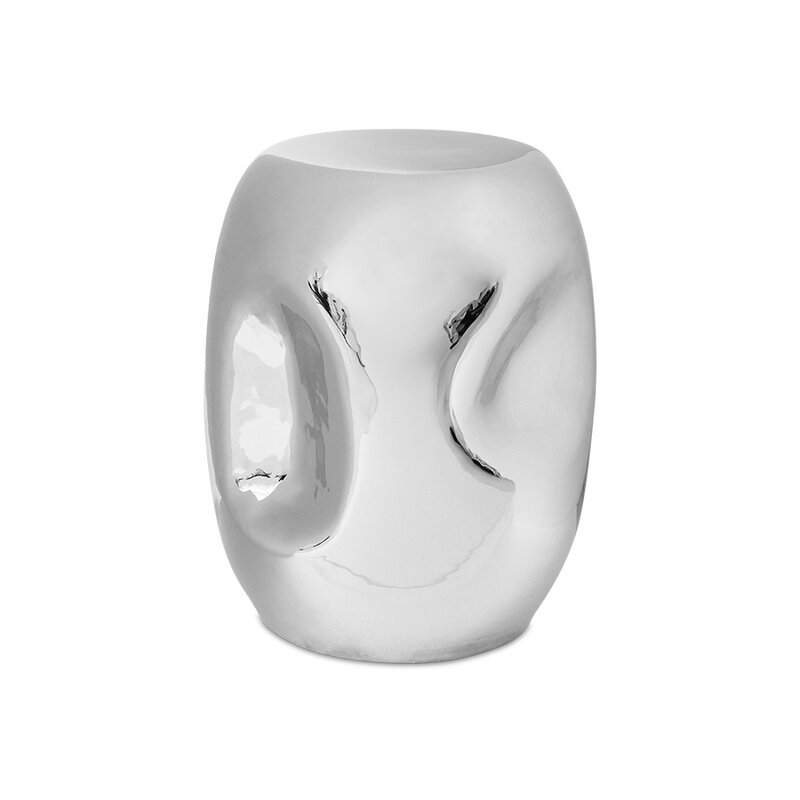 HKLIVING-collectie Currents chrome side table