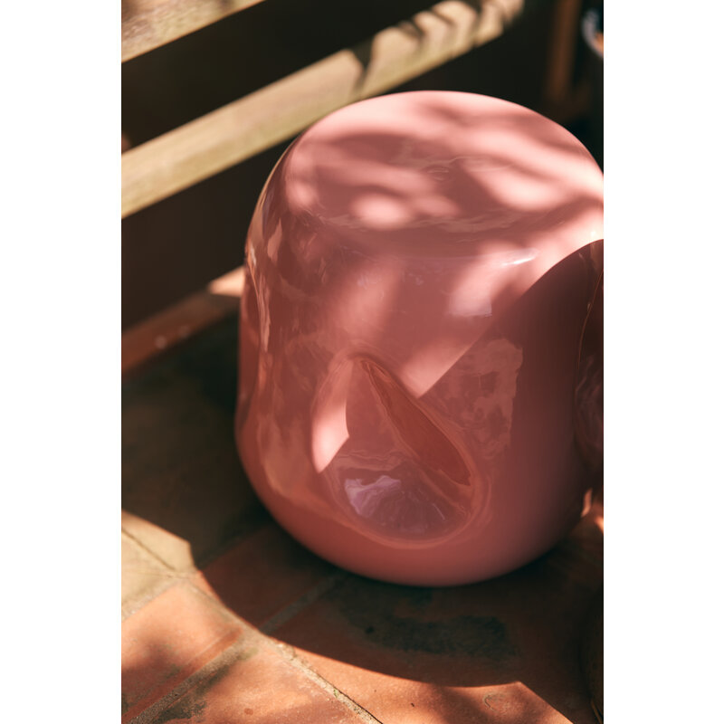 HKLIVING-collectie Currents ceramic side table coral