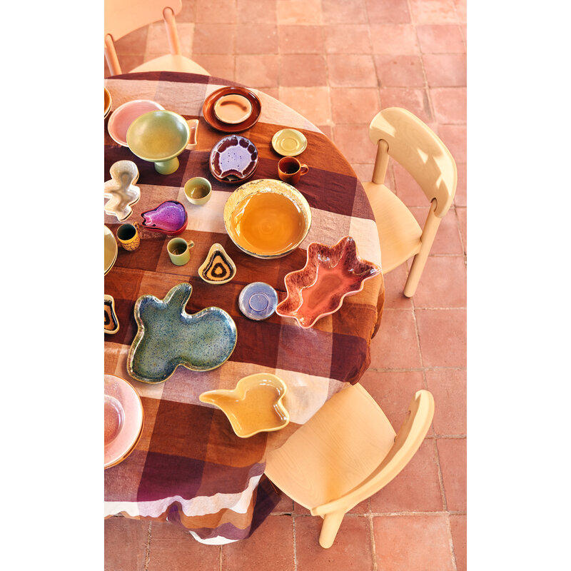 HKLIVING-collectie Shell serving bowl coral