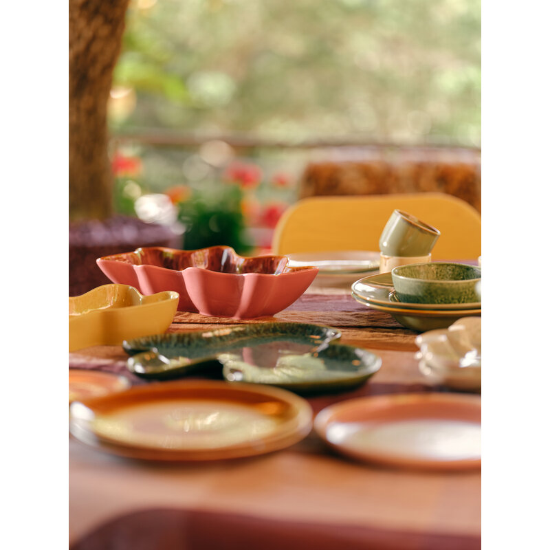 HKLIVING-collectie Shell serving bowl coral