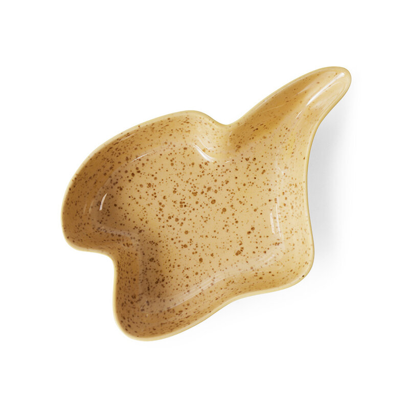 HKLIVING-collectie Schelp serveerschaal vanille - 30x22cm