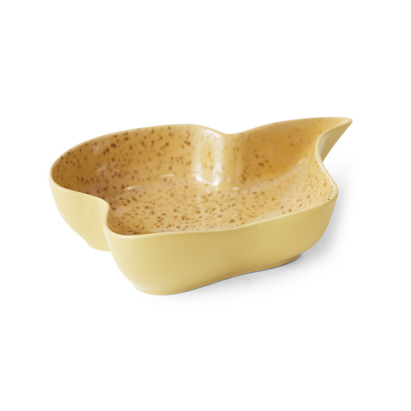 HKLIVING-collectie Schelp serveerschaal vanille - 30x22cm