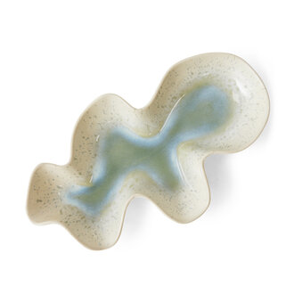 HKLIVING Schelp serveerschaal oester - 28x16cm