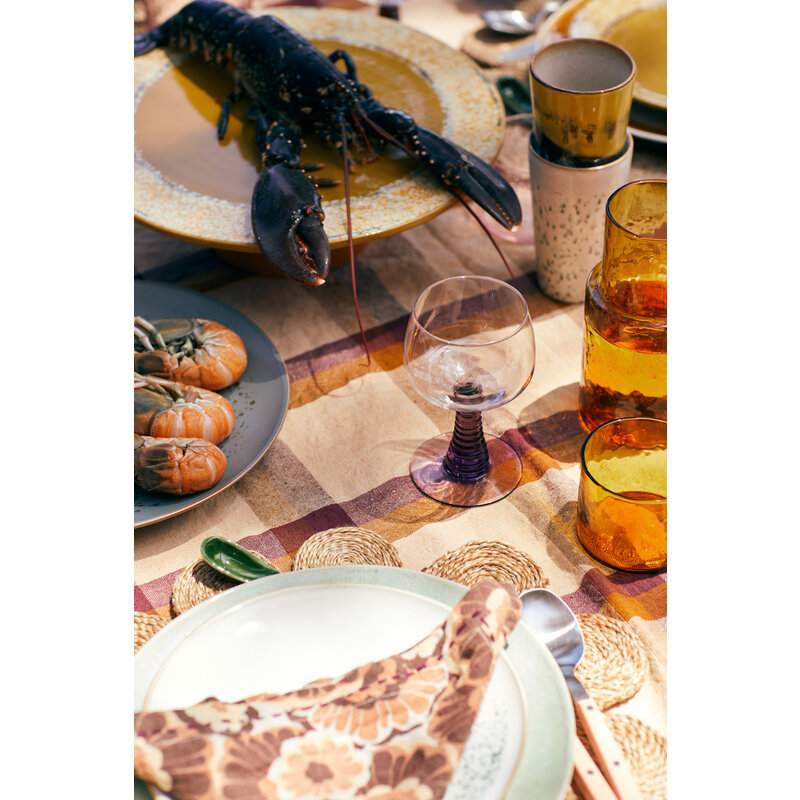 HKLIVING-collectie 70s servies: latte mokken brine - set van 2