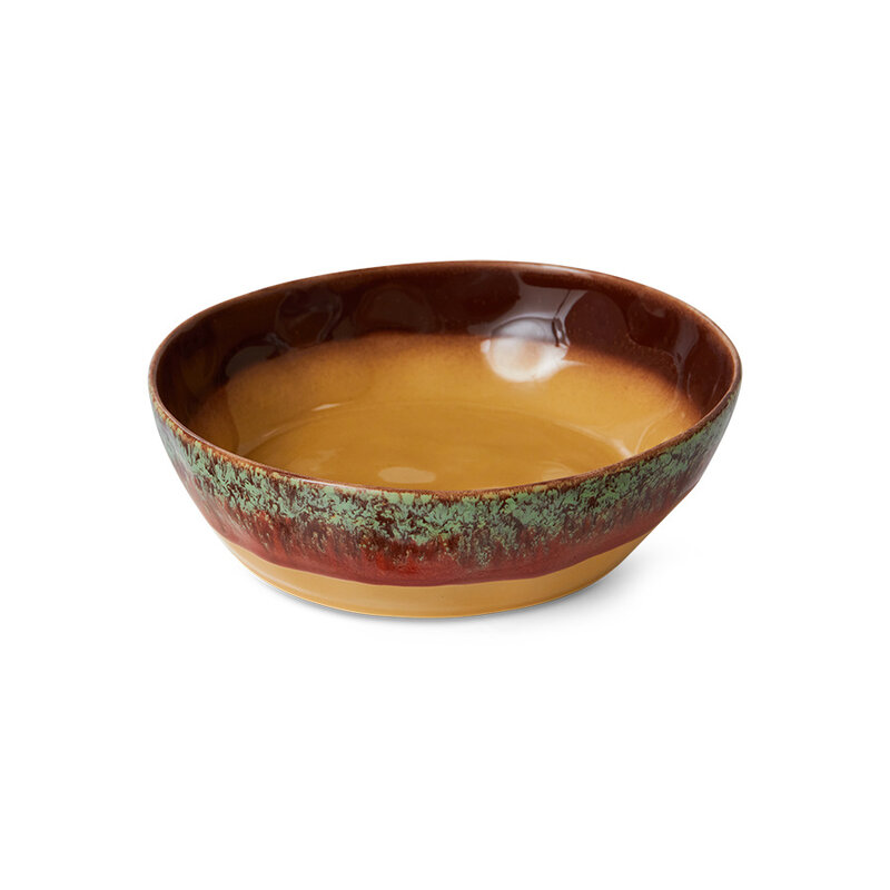 HKLIVING-collectie 70s ceramics: pasta bowls cove (set of 2)