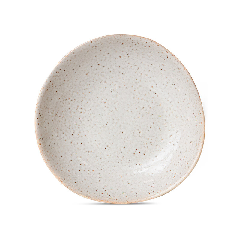 HKLIVING-collectie 70s ceramics: curry bowls hibiscus (set of 2)