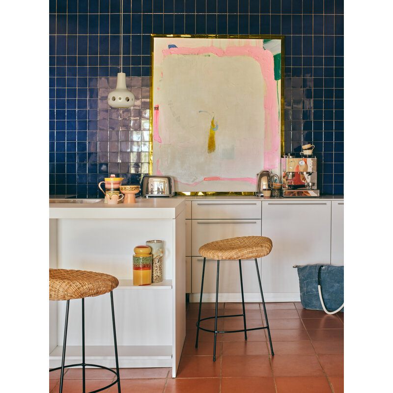 HKLIVING-collectie 70s ceramics: storage jar cove