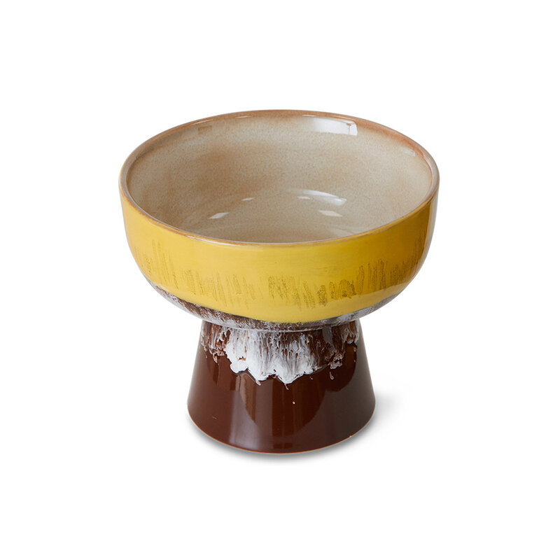 HKLIVING-collectie 70s ceramics: tapas bowl on base L creek