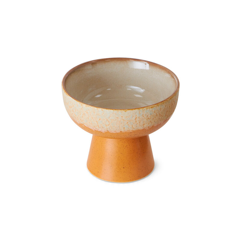 HKLIVING-collectie 70s ceramics: tapas bowl on base S dunes