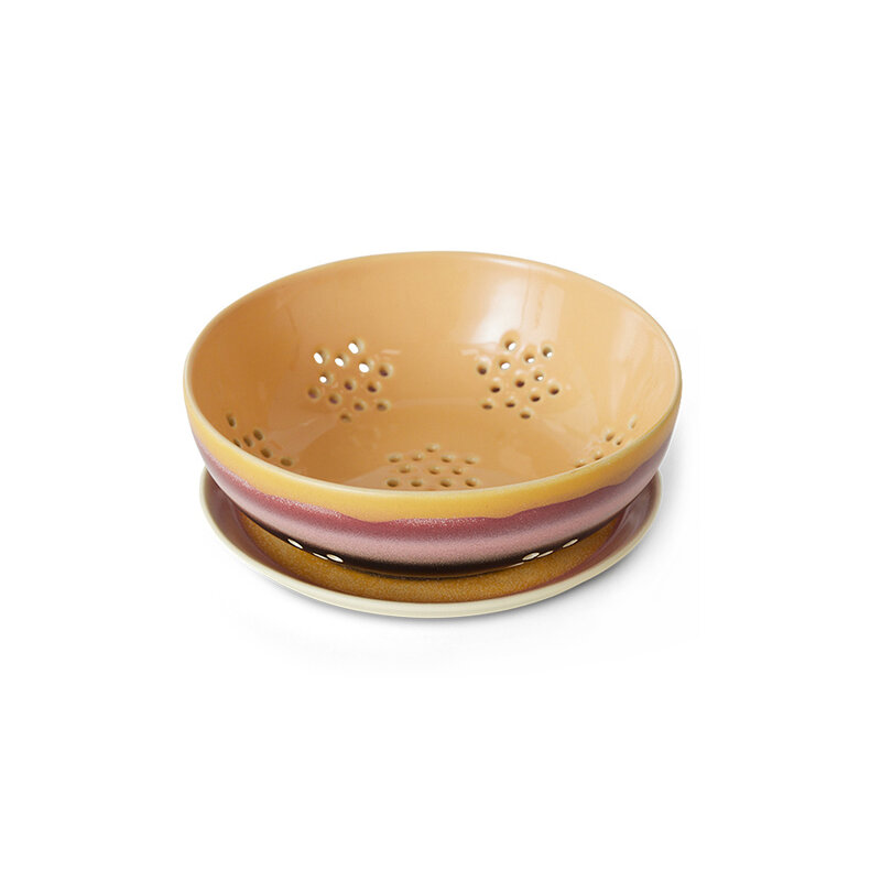 HKLIVING-collectie 70s ceramics: berry bowl sunset