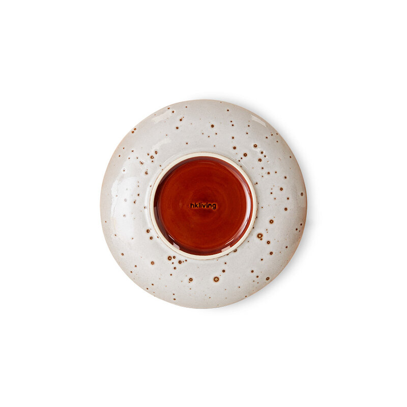 HKLIVING-collectie 70s ceramics: dessert plates lychee (set of 2)