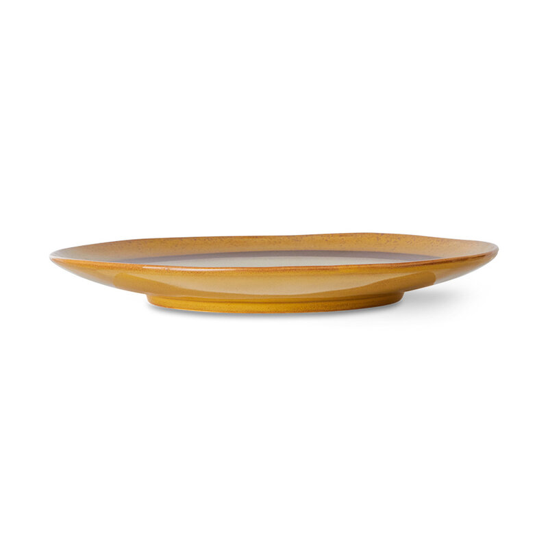 HKLIVING-collectie 70s ceramics: dinner plates coconut (set of 2)