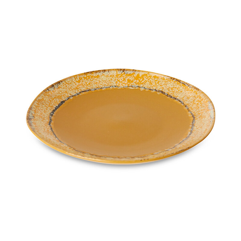 HKLIVING-collectie 70s ceramics: side plates paradise (set of 2)