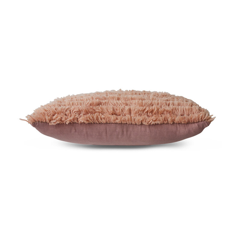 HKLIVING-collectie Fluffy cushion blush (60x40cm)