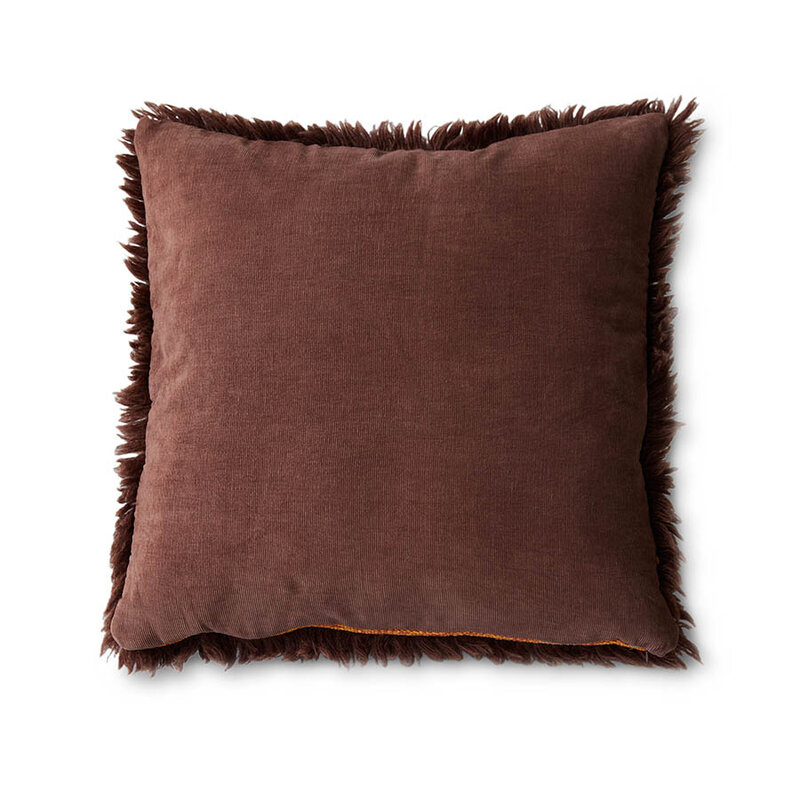 HKLIVING-collectie Fluffy cushion horizon (55x55cm)