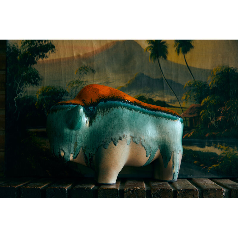 HKLIVING-collectie HKLIVING X Otto Keramik: keramische stier oasis