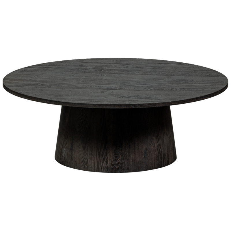 WOOOD-collectie WOOOD Vito Coffee Table Mdf Dark Brown 35Xã˜100Cm