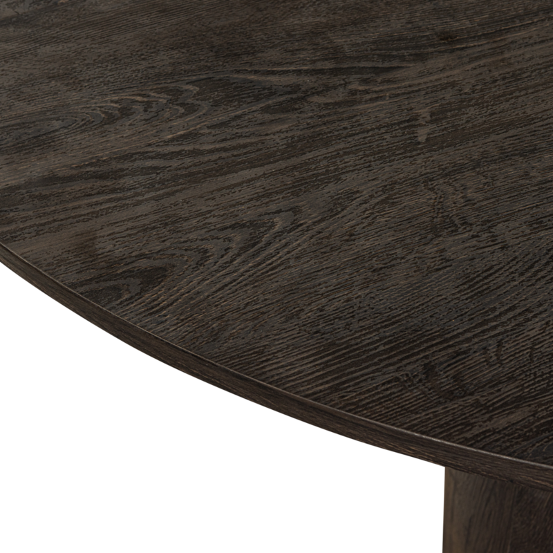 WOOOD-collectie WOOOD Vito Coffee Table Mdf Dark Brown 35Xã˜100Cm