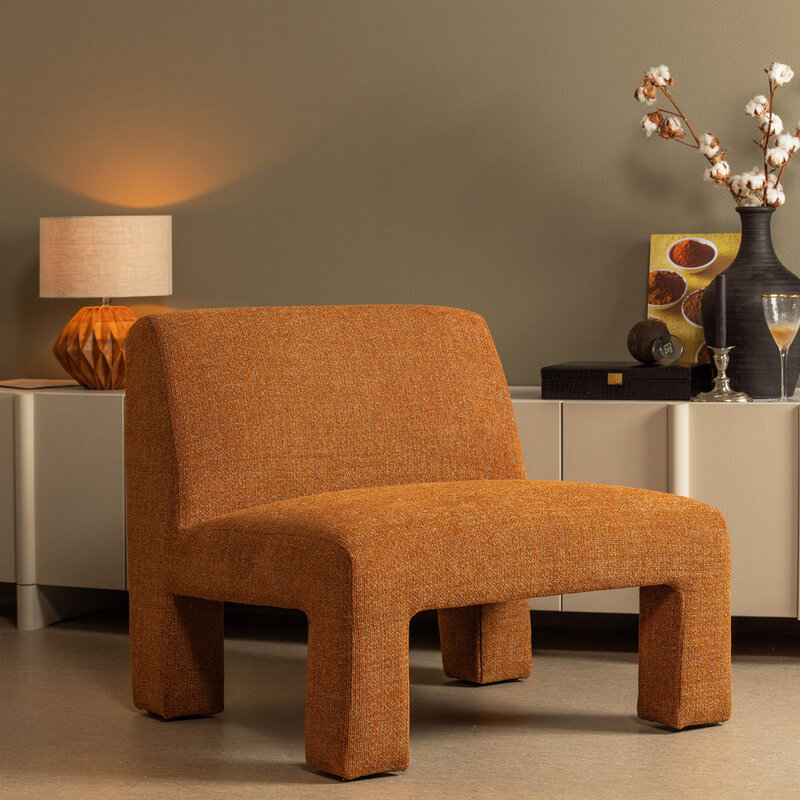 WOOOD-collectie WOOOD Lavid Armchair Ginger