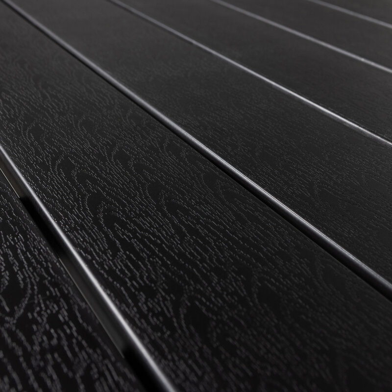 WOOOD-collectie Veerle Eettafel Aluminium/Polywood Antraciet 220X100Cm