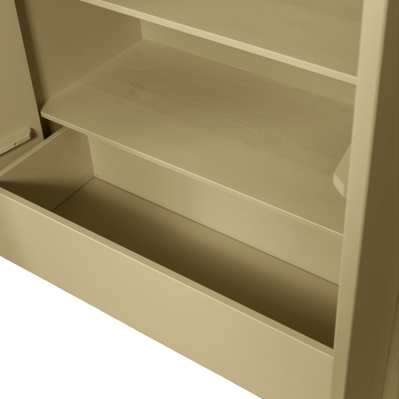 WOOOD-collectie Basu Opbergkast Grenen Moss [Fsc]