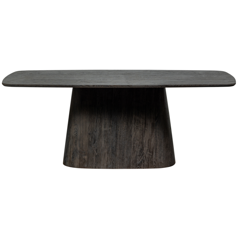 WOOOD-collectie Leah Eettafel Mdf Donkerbruin 200X105Cm